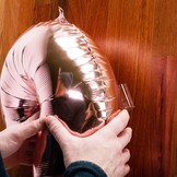 Balónek fóliový narozeniny číslo 2 růžovo-zlaté 66cm